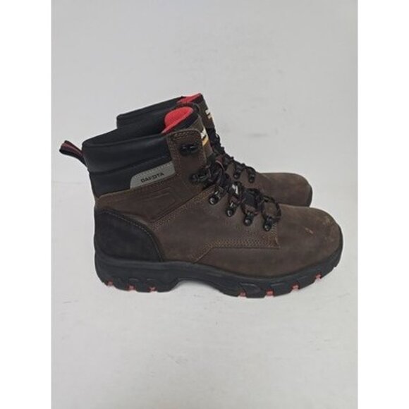 Dakota Men's WorkPro 2400 Steel Toe Mid Cut Safety Hiker Brown Size 12 W/L - Picture 7 of 10